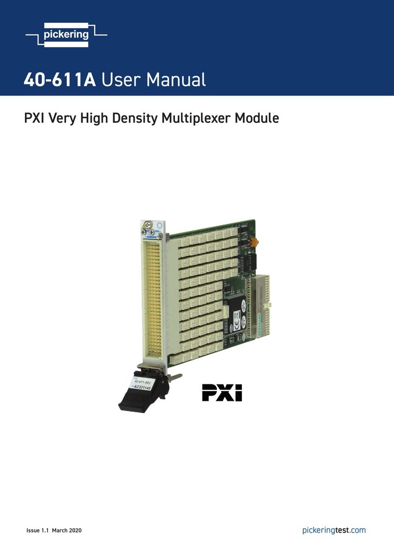 Pickering 40-611A User manual