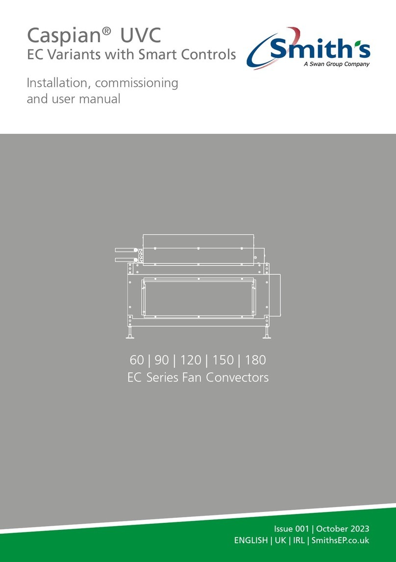 Swann Smith's Caspian UVC EC Series Installation, commissioning and user manual