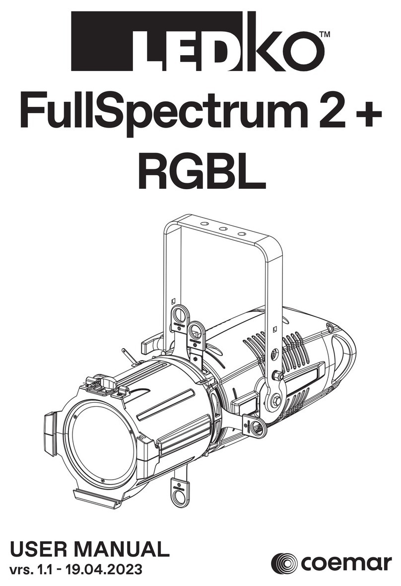 Coemar LEDko FullSpectrum 2 + RGBL User manual