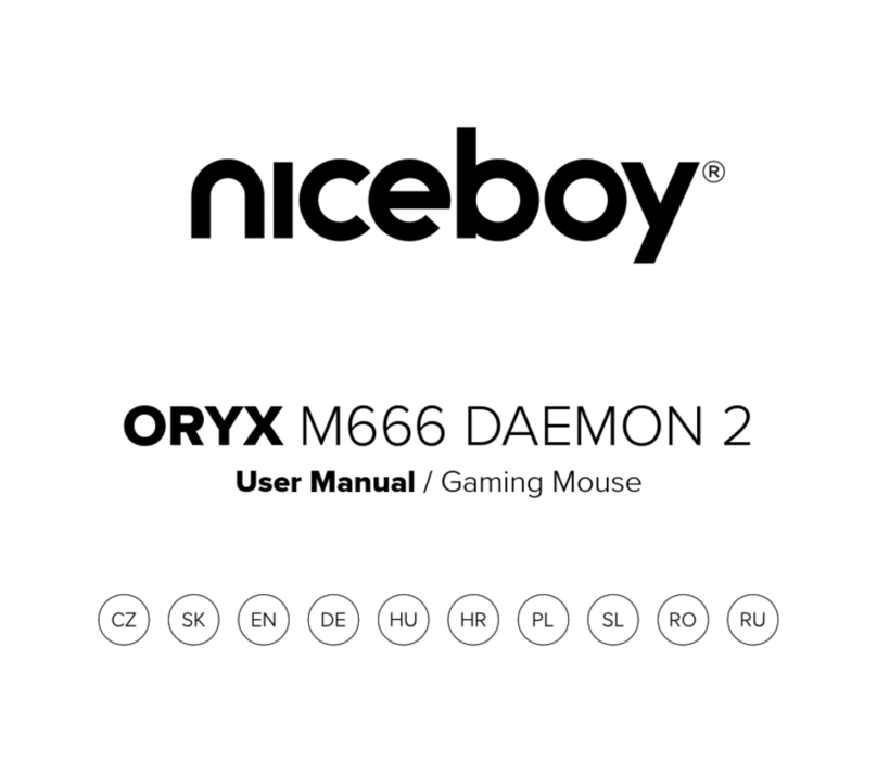 Niceboy ORYX M666 DAEMON 2 User manual Niceboy ORYX M666 DAEMON 2 User manual