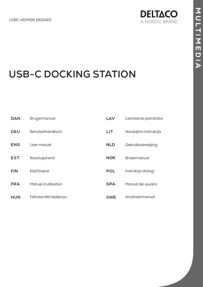Delta USBC-HDMI28 1902423 user manual