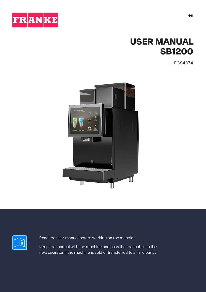 Franke SB1200 User manual