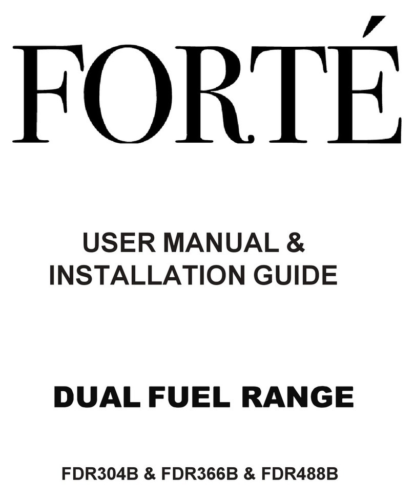 Forte FDR304B User manual & installation guide