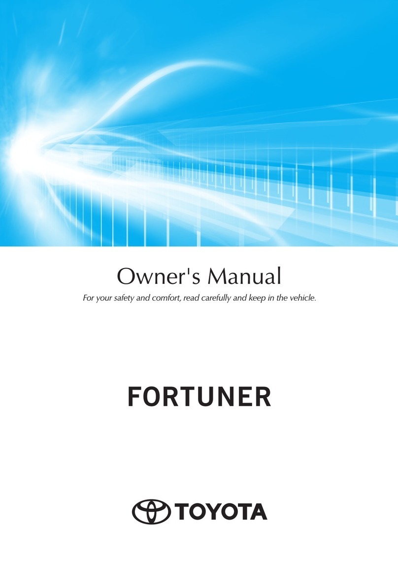 Toyota FORTUNER 2021 owner's manual