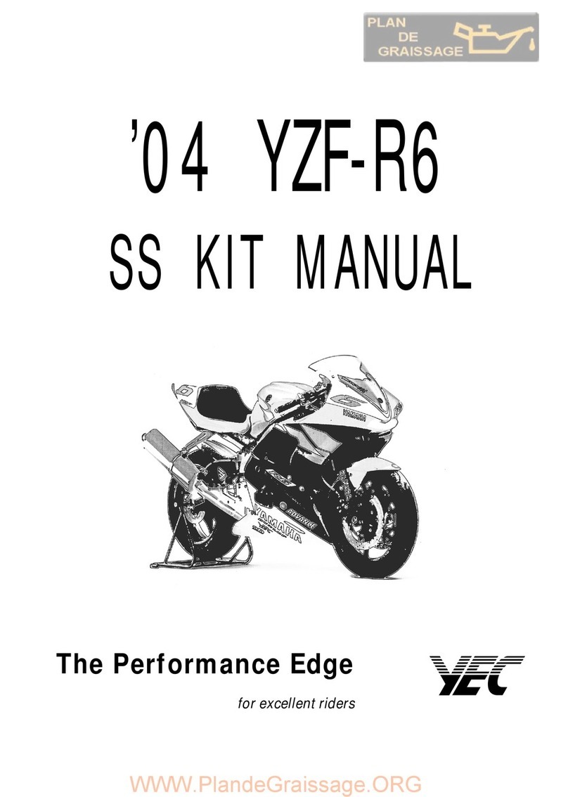 YEC YZF-R6 SS KIT 2004 manual