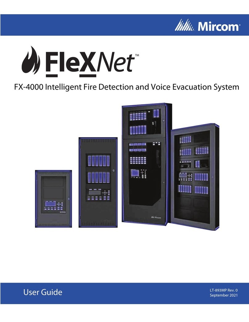 Mircom FleX-Net FX-4000 User manual