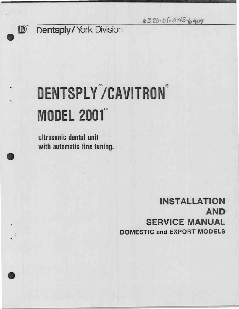 DENTSPLY CAVITRON 2001 Manual DENTSPLY CAVITRON 2001 Manual