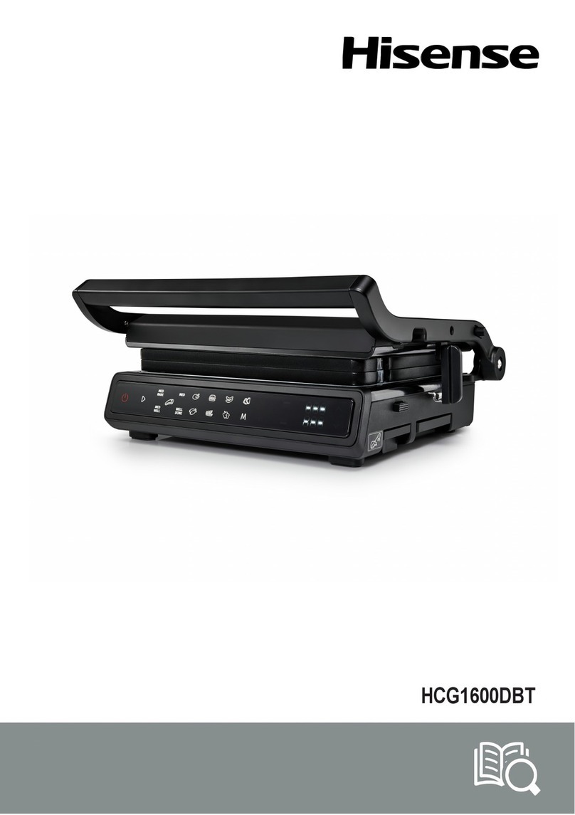 Hisense HCG1600DBT manual