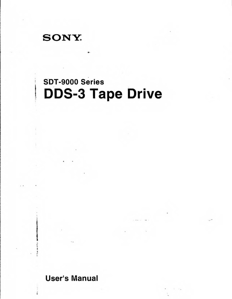 Sony SDT-9000 Series User manual