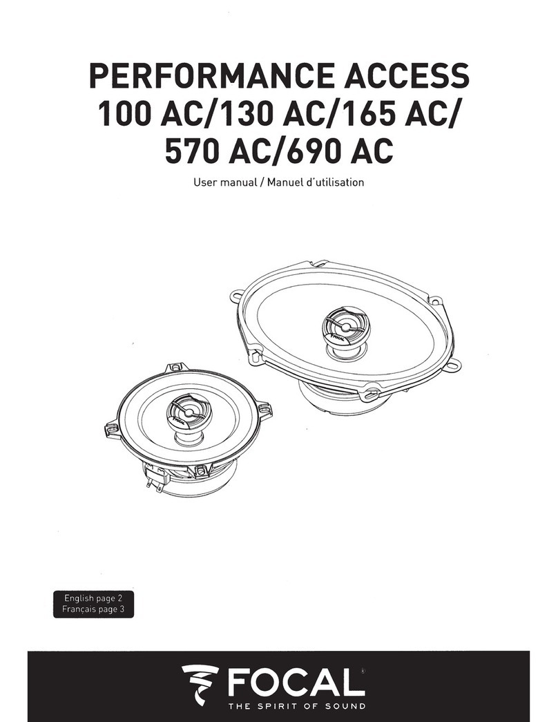 Focal 100 AC user manual