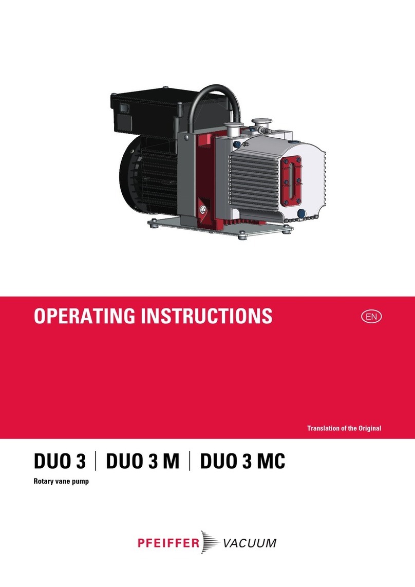 Pfeiffer DUO 3 operating instructions
