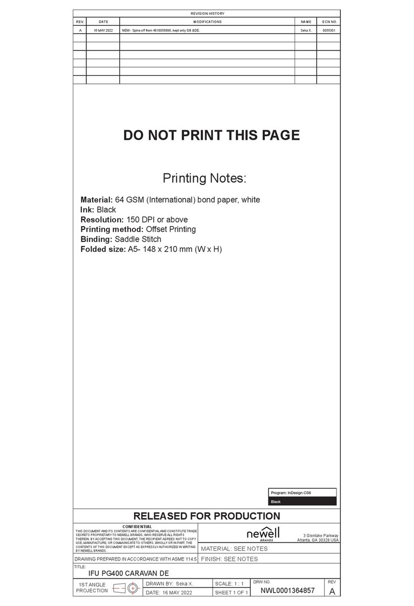 Campingaz PARTY GRILL 400 User manual