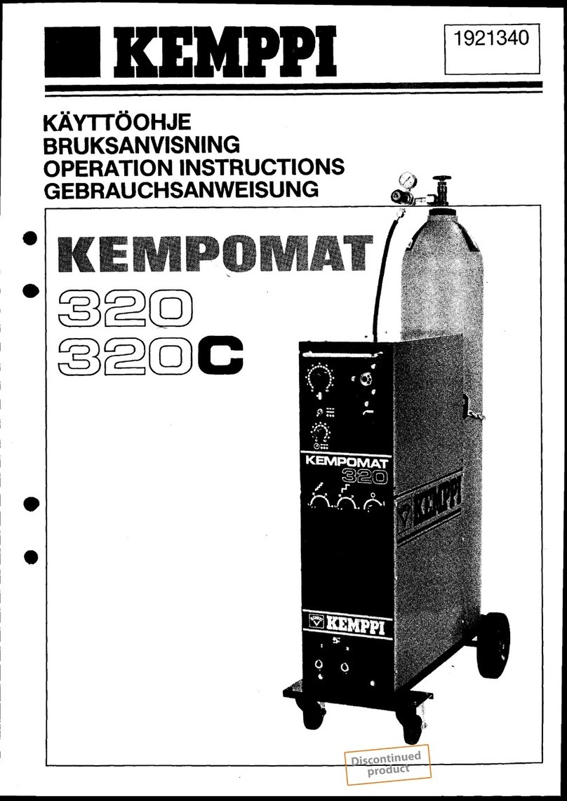 Kemppi KEMPOMAT 320 KEMPOMAT 320C User manual Kemppi KEMPOMAT 320 KEMPOMAT 320C User manual