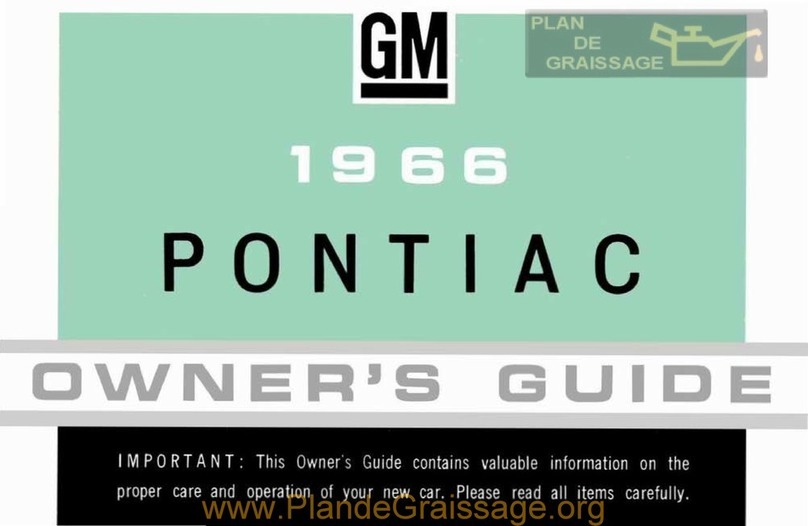 GM PONTIAC 1966 User manual