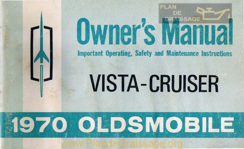 Oldsmobile VISTA-CRUISER 1970 User manual