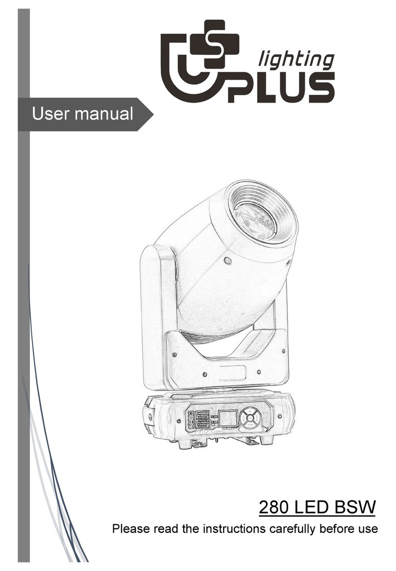 Uplus Lighting 280 LED BSW user manual