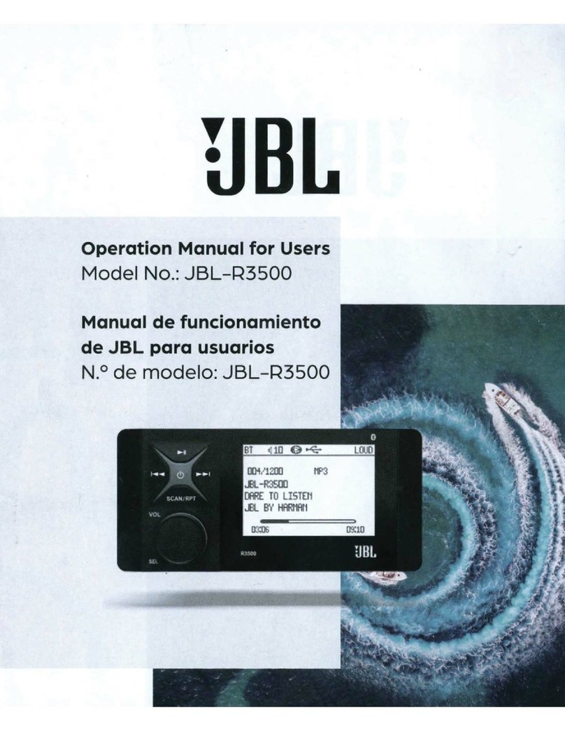 JBL JBL-R3500 Operation manual