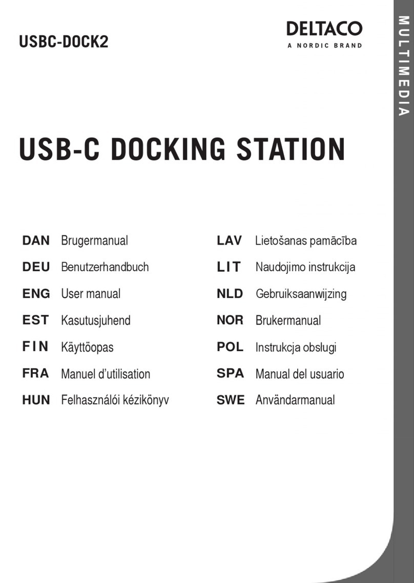 Delta USBC-DOCK2 User manual