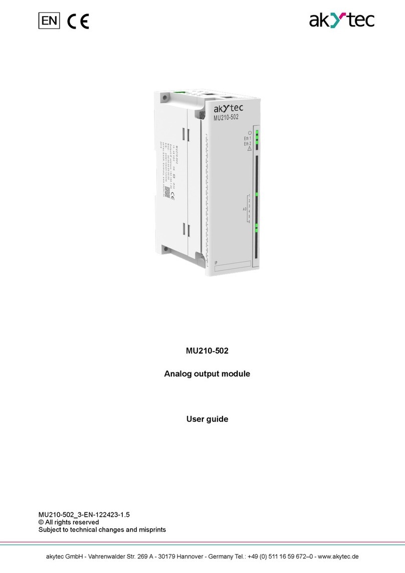 Akytec MU210-502 user guide