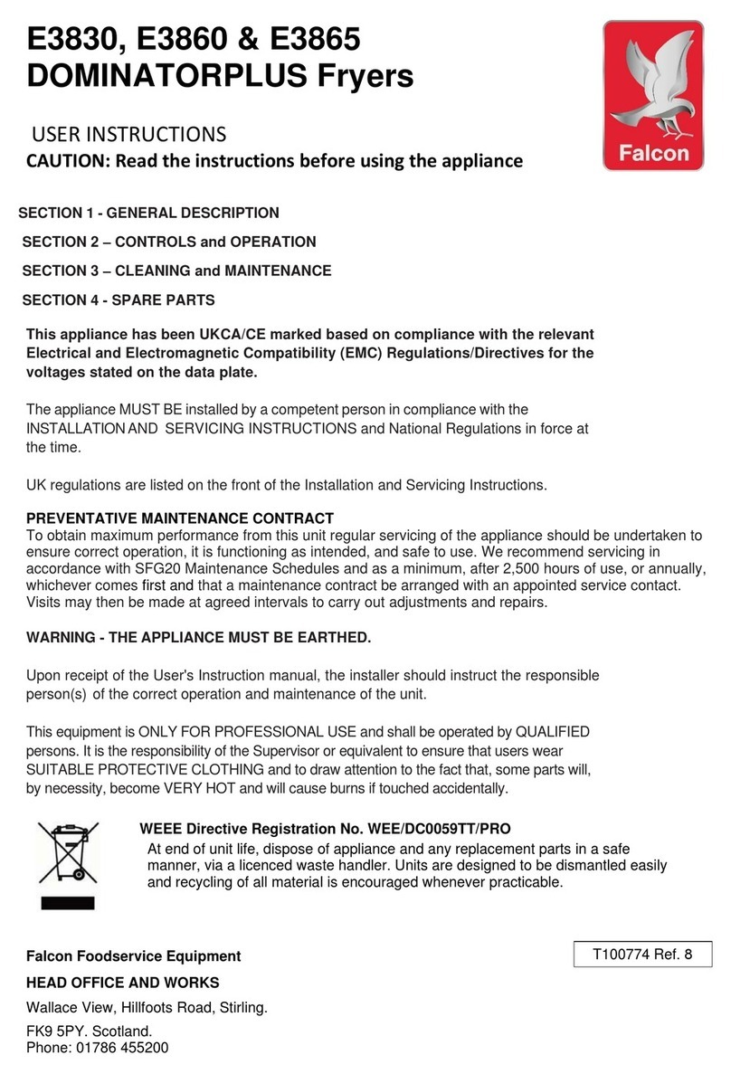 Falcon E3830 User manual