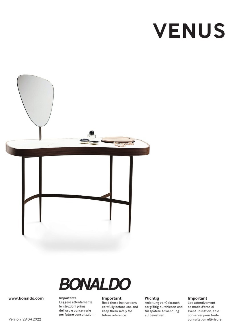 Bonaldo VENUS User manual Bonaldo VENUS User manual
