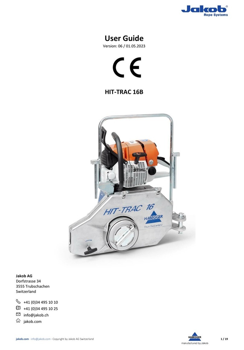 jakob HIT-TRAC 16B User manual