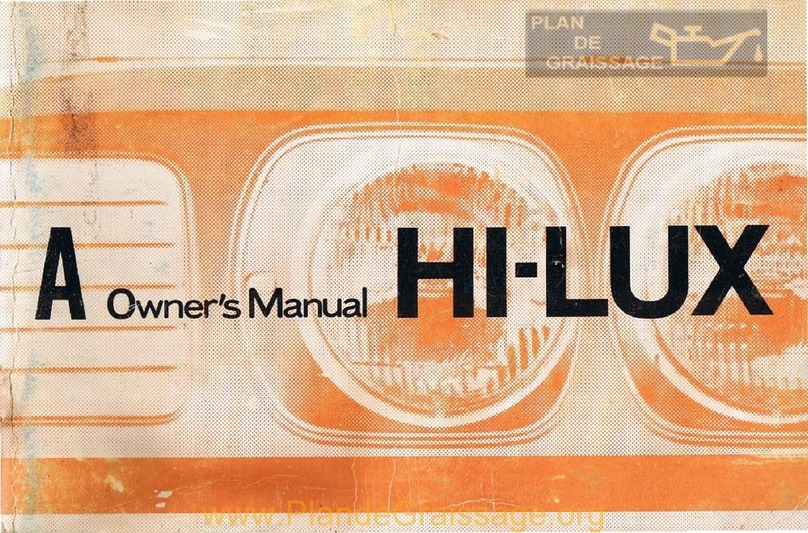 Toyota Hi-Lux 1973 owner's manual