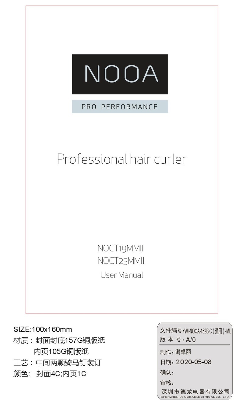NOOA PRO PERFORMANCE NOCT19MMII user manual