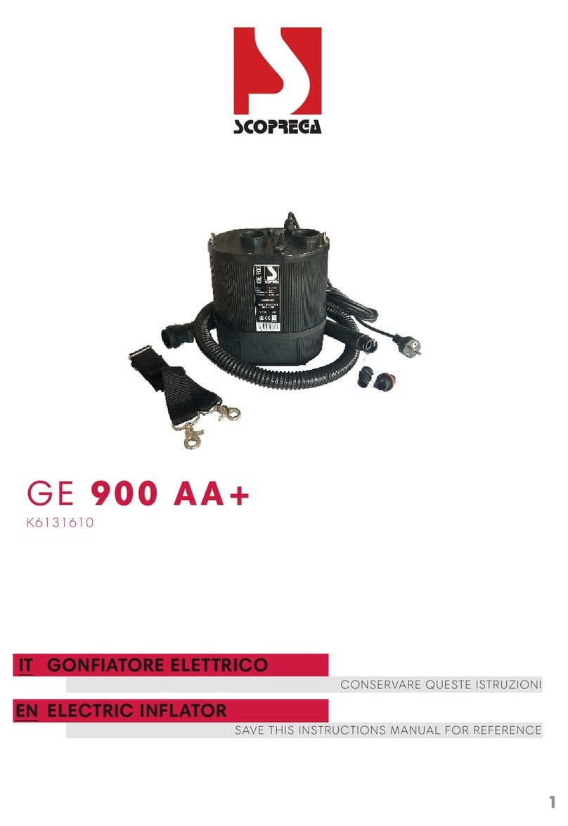 SCOPREGA GE 900 AA+ User manual