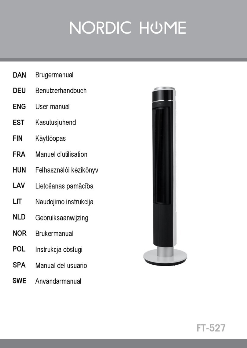 Nordic Home FT-527 User manual Nordic Home FT-527 User manual