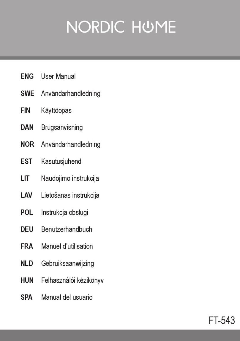 Nordic Home FT-543 user manual
