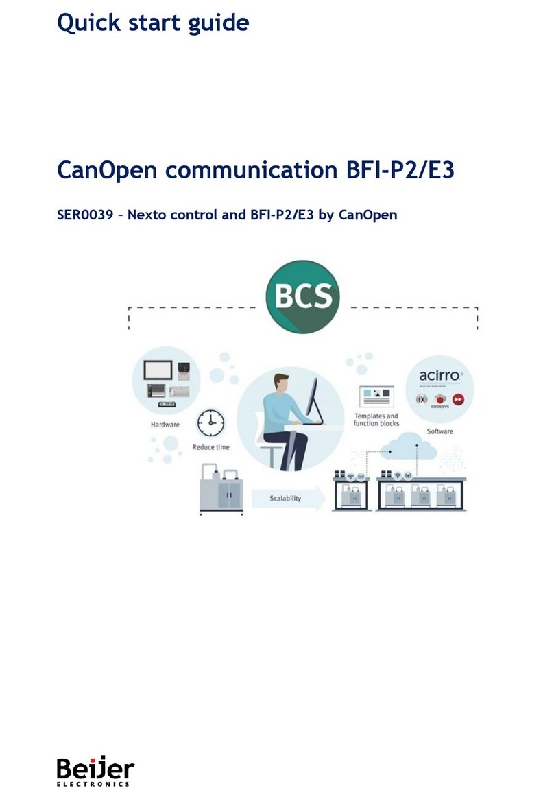 BeiJer BFI-P2 Series quick start guide