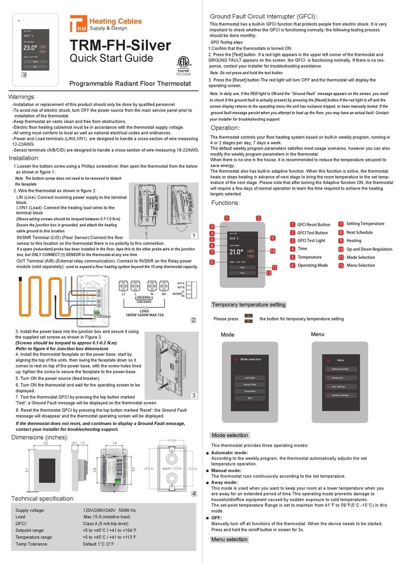 TRM TRM-FH-Silver quick start guide