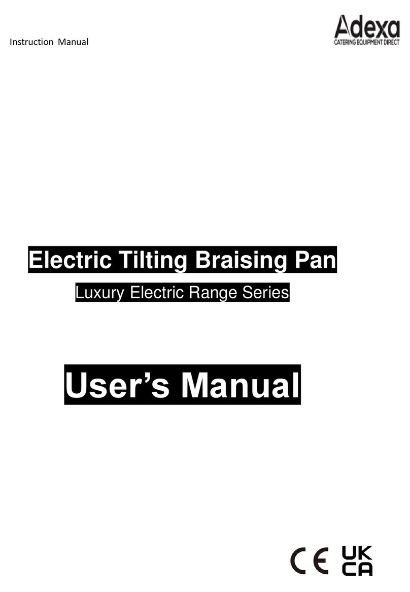 Adexa Luxury Electric Range Series user manual