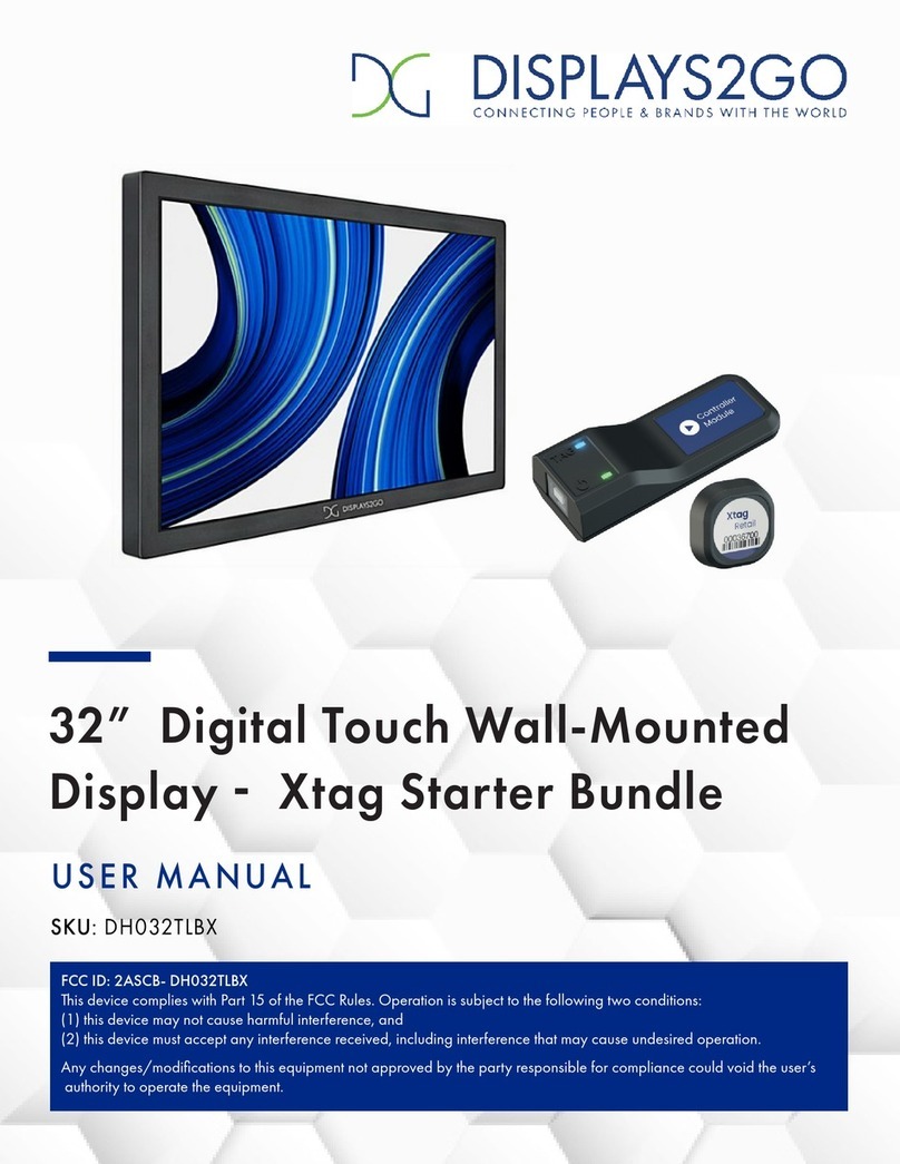 Displays2go DH032TLBX User manual