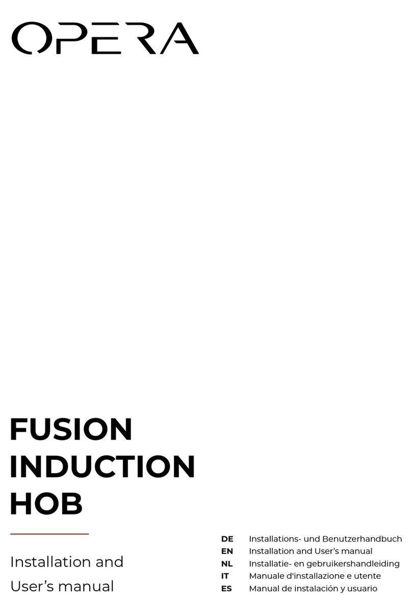 Opera IFU038A0 Installation and user manual