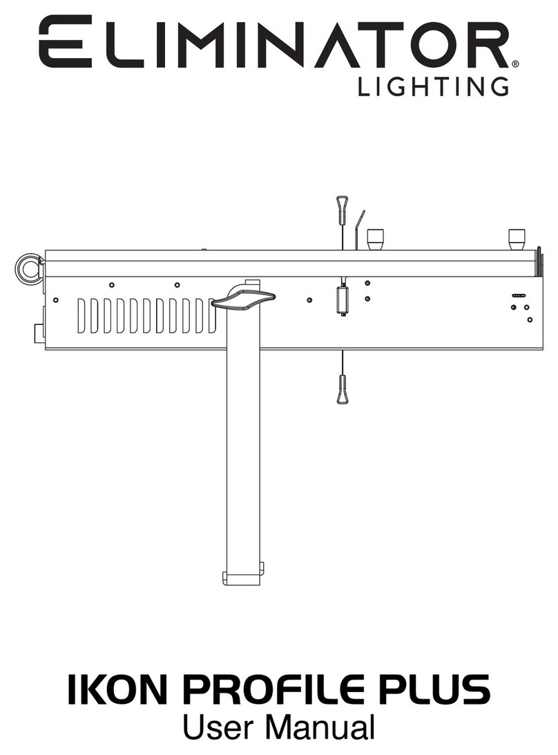 Eliminator Lighting IKON PROFILE PLUS user manual