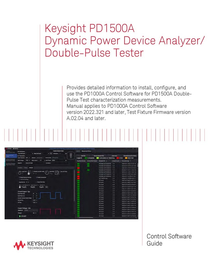 Keysight Technologies PD1500A Quick start guide