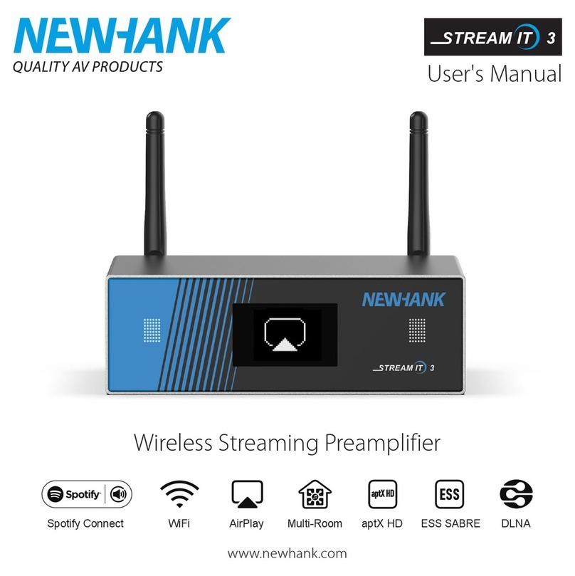 Newhank STREAM IT 3 user manual