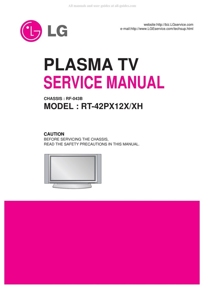 LG RT-42PX112X User manual