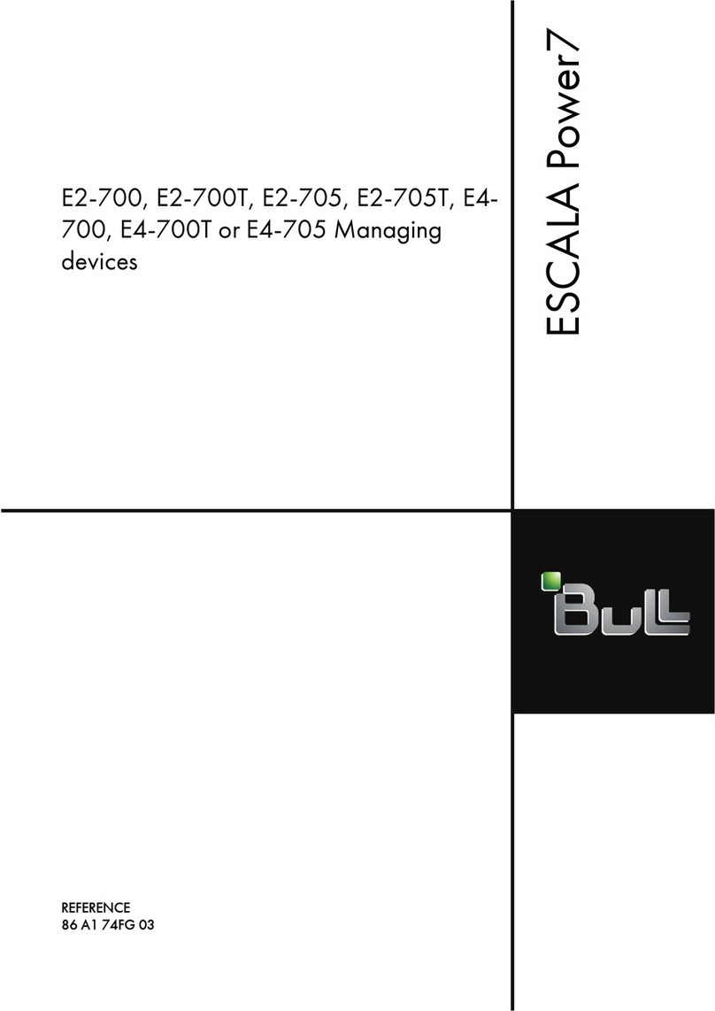 Bull Escala E2-700T User manual