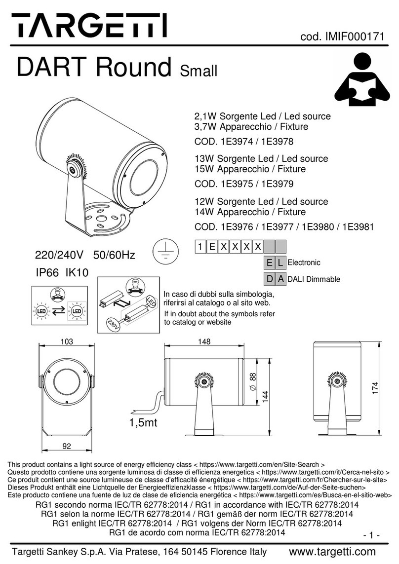 Targetti DART Round Small manual