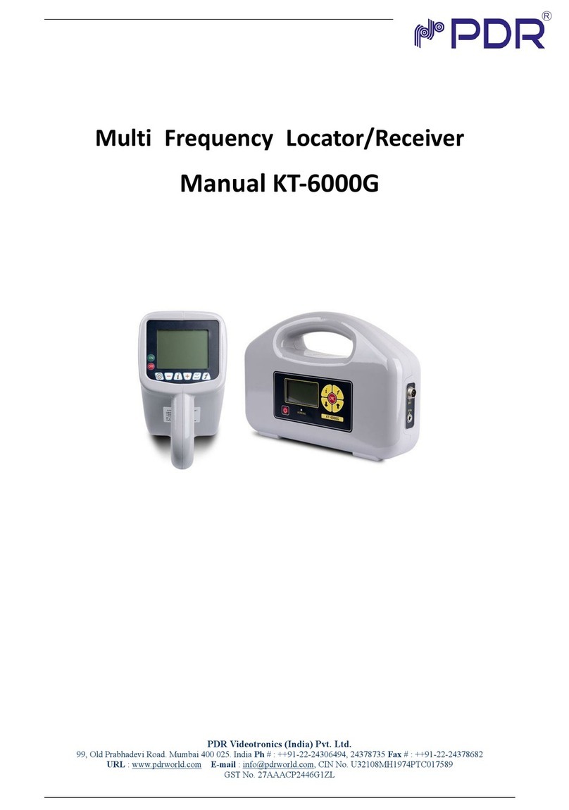 PDR KT-6000G manual