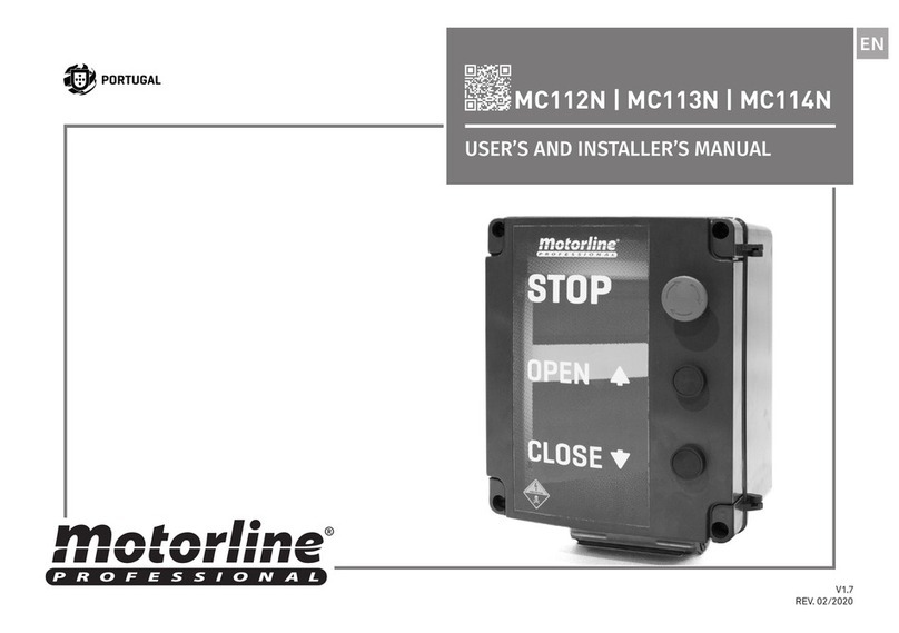 Motorline professional MC112N Use and care manual