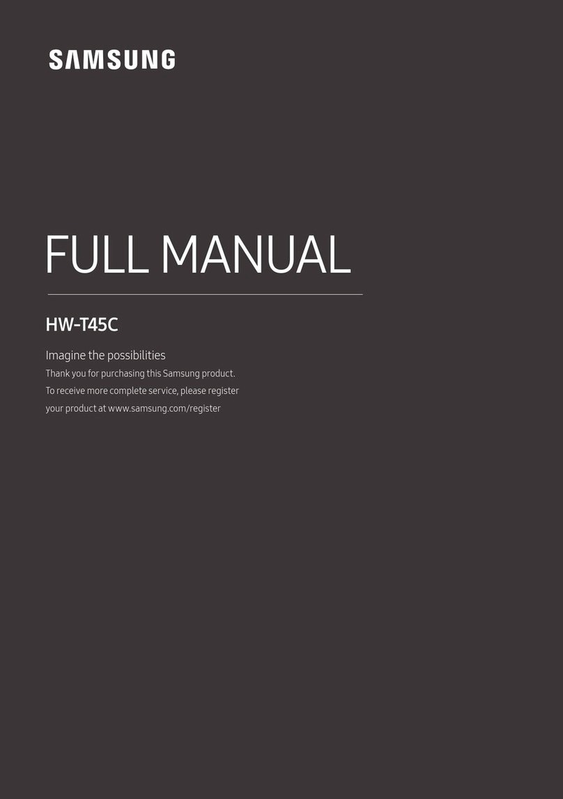 Samsung HW-T45C Installation instructions