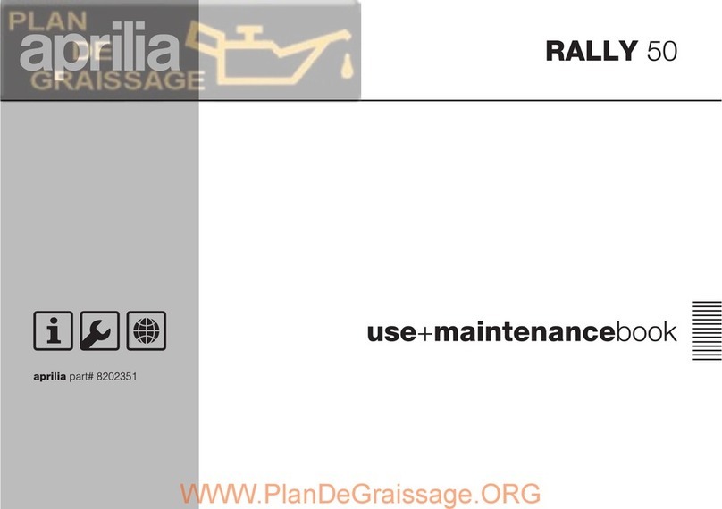 APRILIA RALLY 50 Use and maintenance book