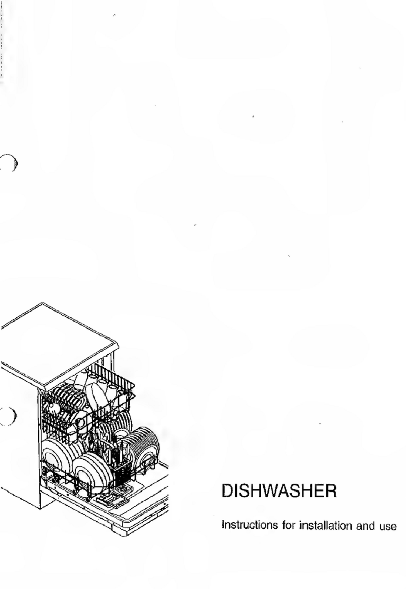 Smeg Dishwasher DWI710 User manual
