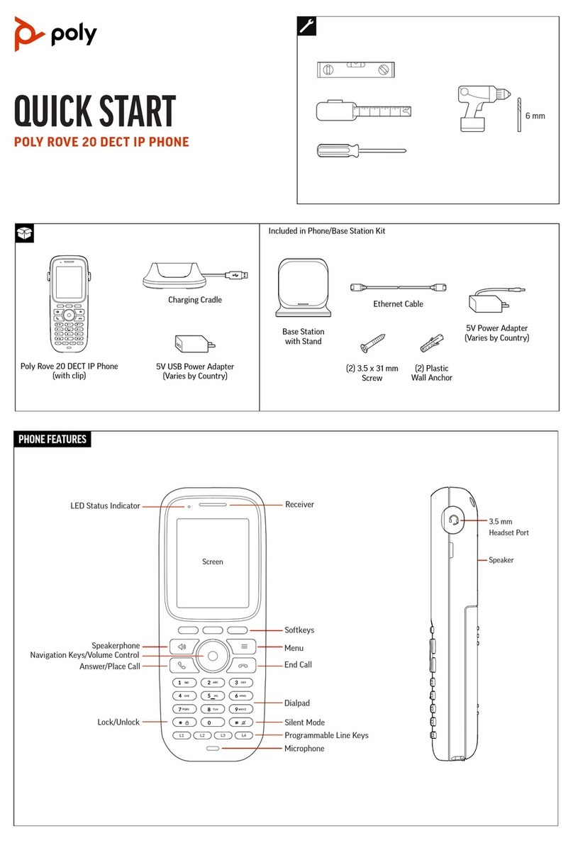 Poly Rove 20 User manual Poly Rove 20 User manual