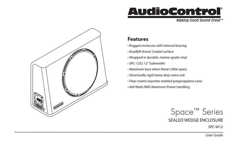 Audio Control Space SPC-W12 user guide