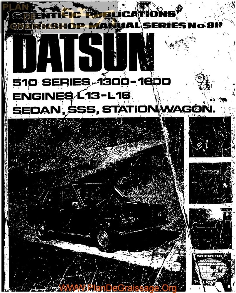 Datsun 510 series Instruction manual Datsun 510 series Instruction manual